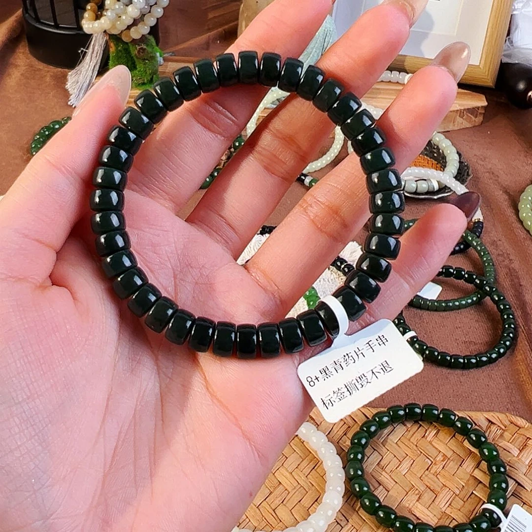 和田玉未镶嵌手串