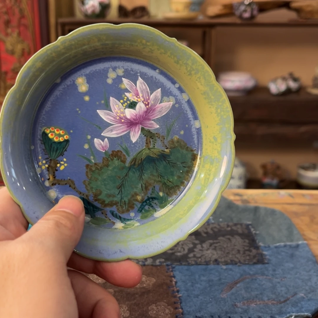 柴烧手工手绘陶瓷
