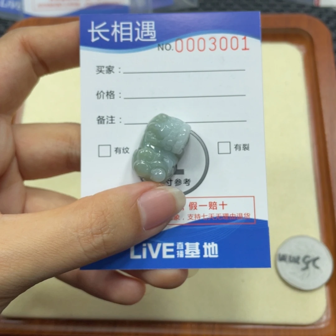 翡翠颈饰未镶嵌翡翠吊坠x 3001
