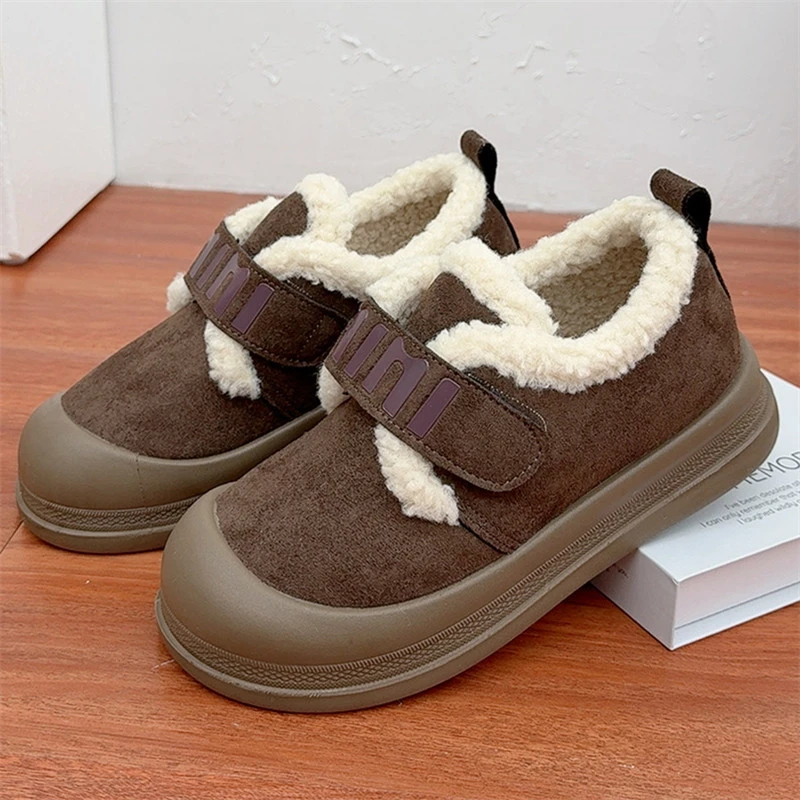 冬季新款老北京棉鞋加绒加厚博肯鞋厚底时尚复古百搭增高保暖女鞋