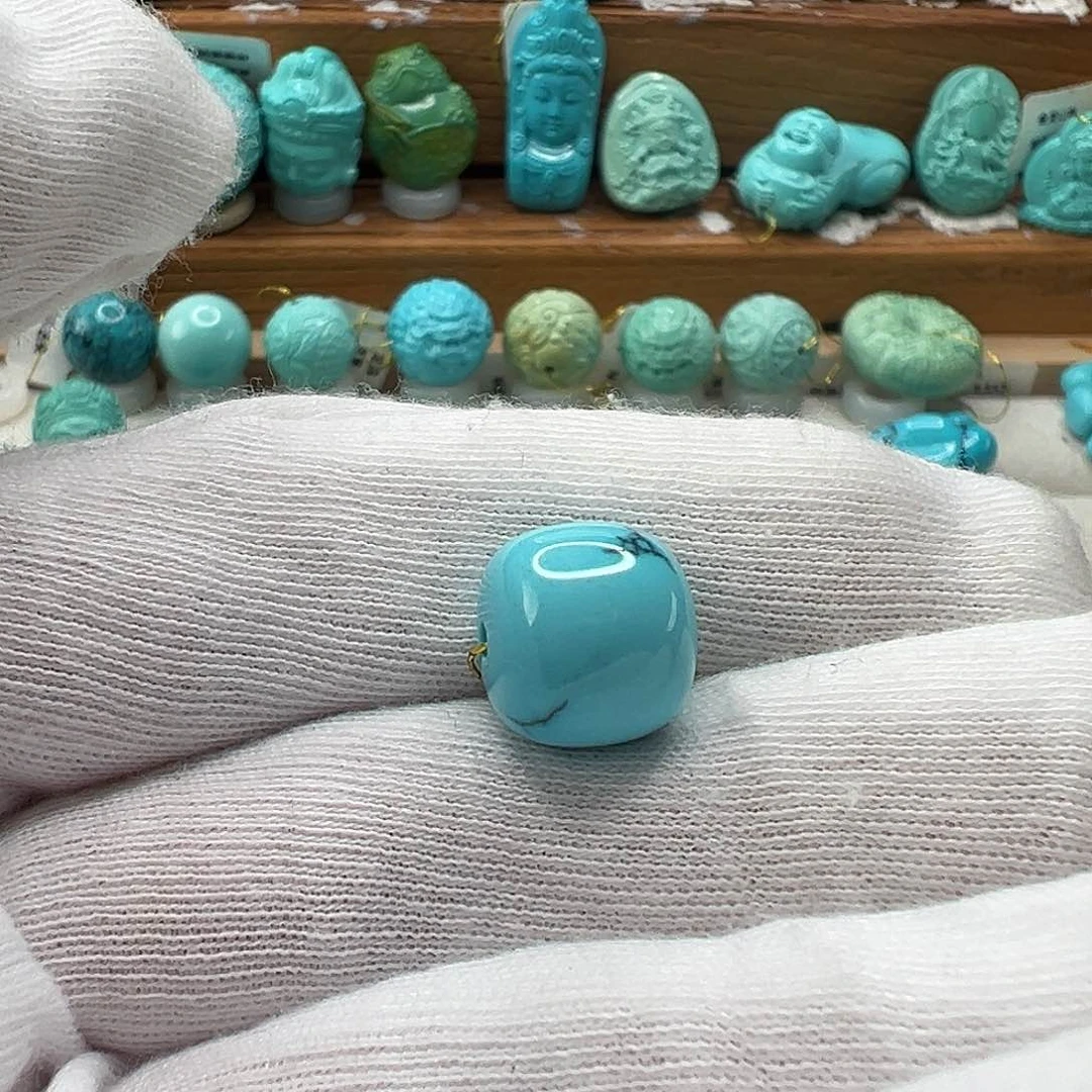 绿松石老型珠 未镶嵌