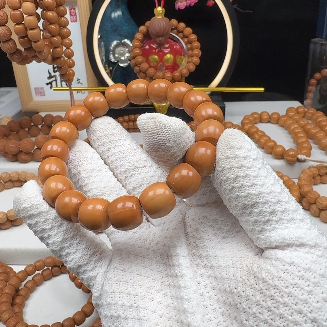 林***准猴头核桃手串猴头直切13+