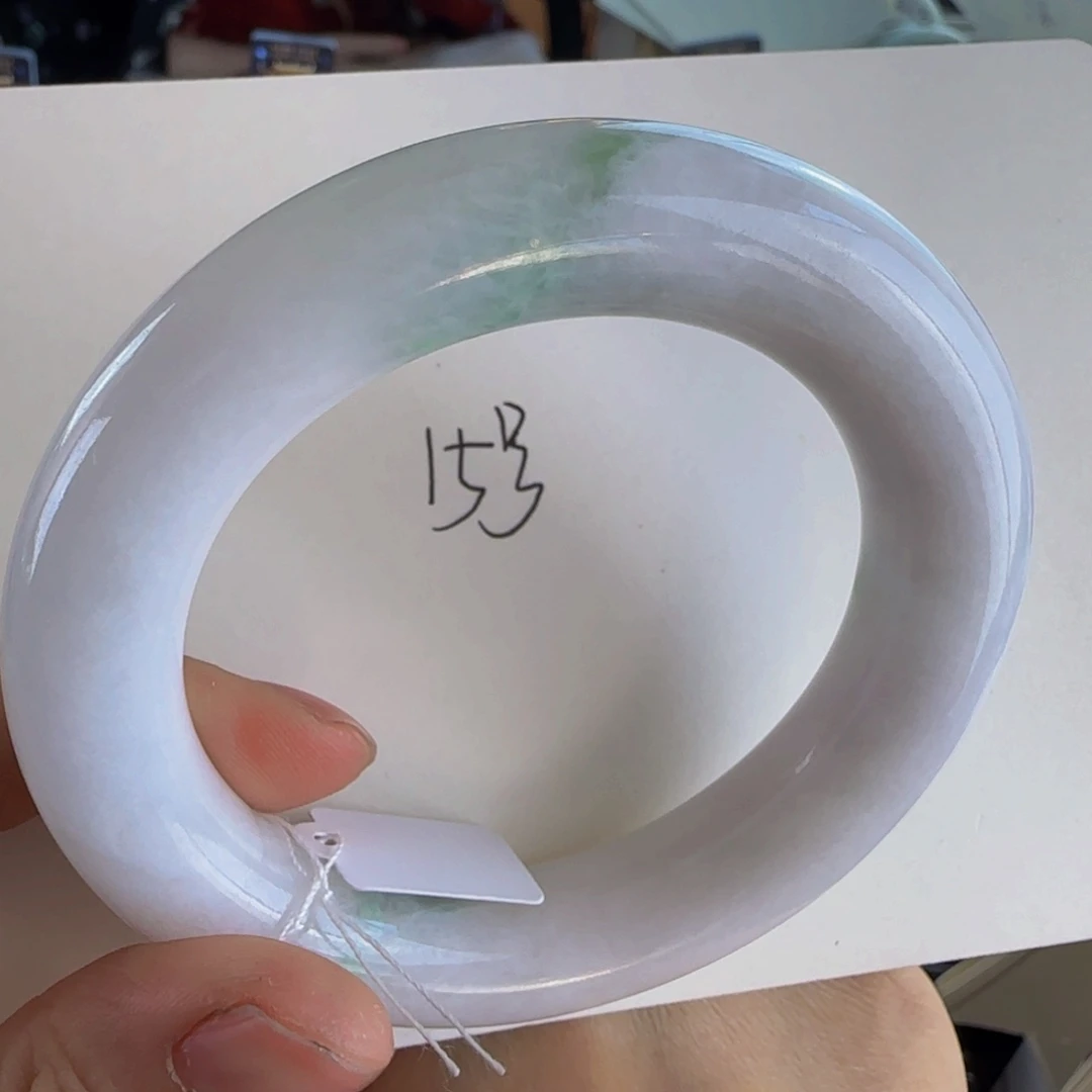 翡翠手镯未镶嵌老坑56。13.8