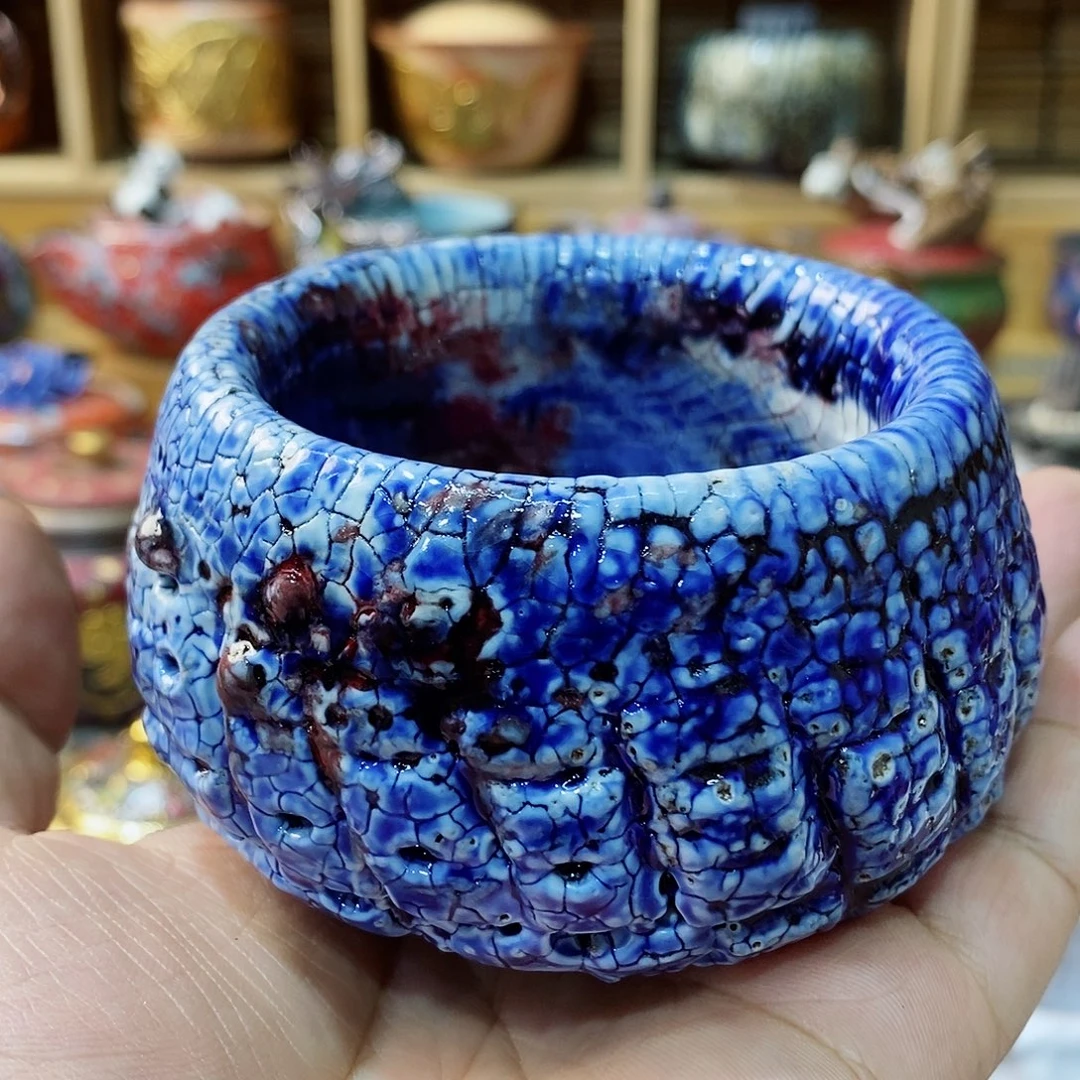 粗陶志野柴烧茶器