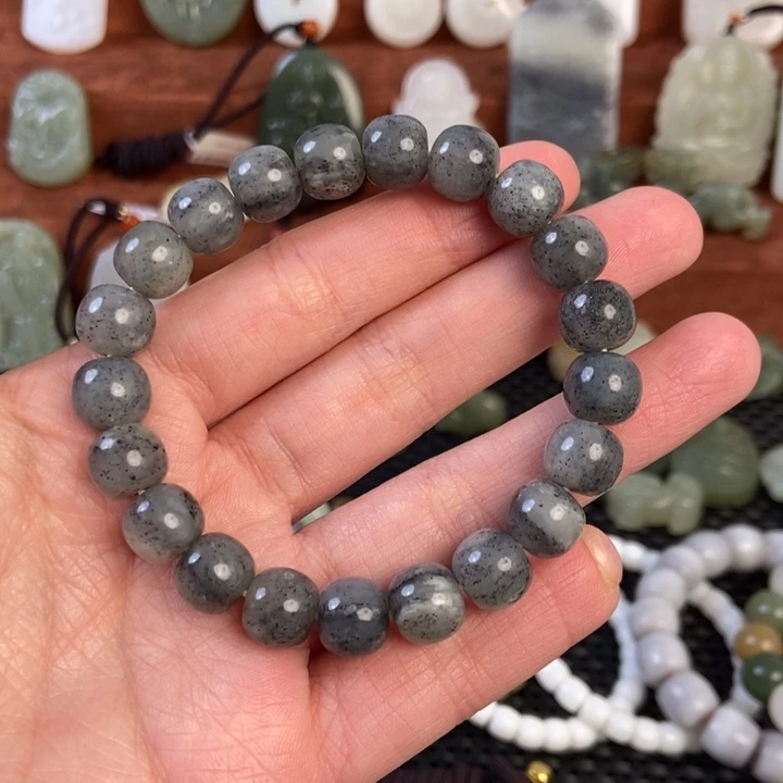 和田玉未镶嵌手链微棉