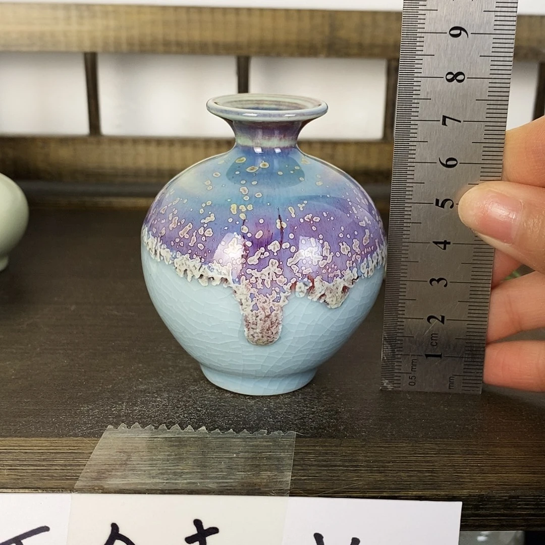 摆件景德镇高温陶瓷小花瓶