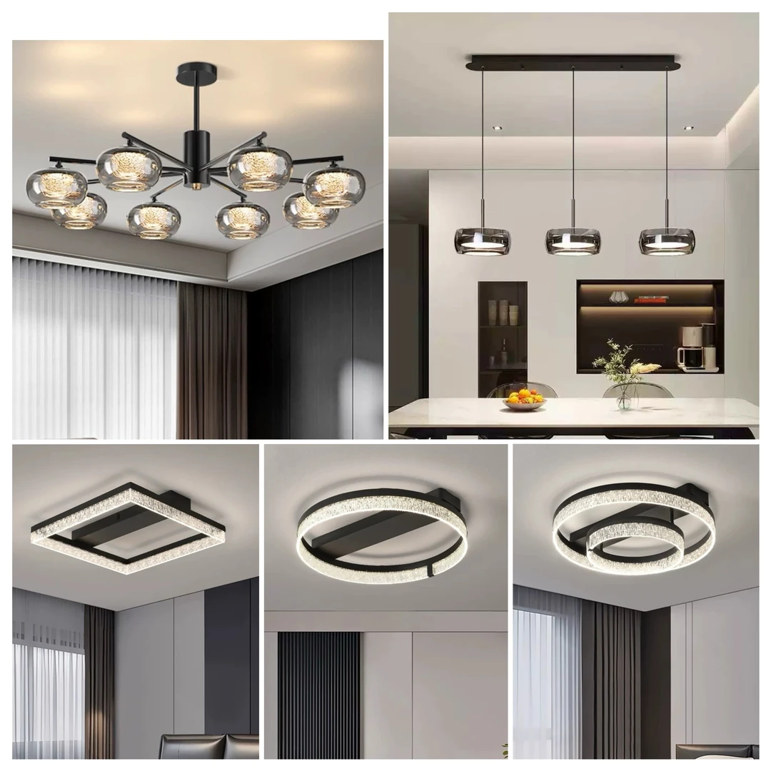 简约意式客厅吊灯高级感现代简约 2025新款卧室大厅主灯