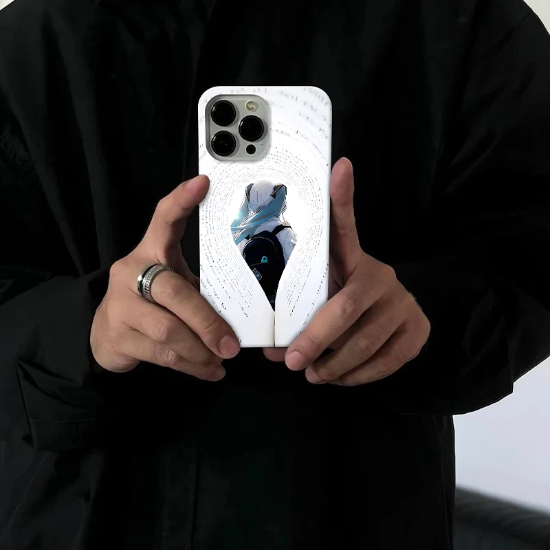 穿越时空适用苹果16pro创意手机壳15promax个性14小众13/12/ins