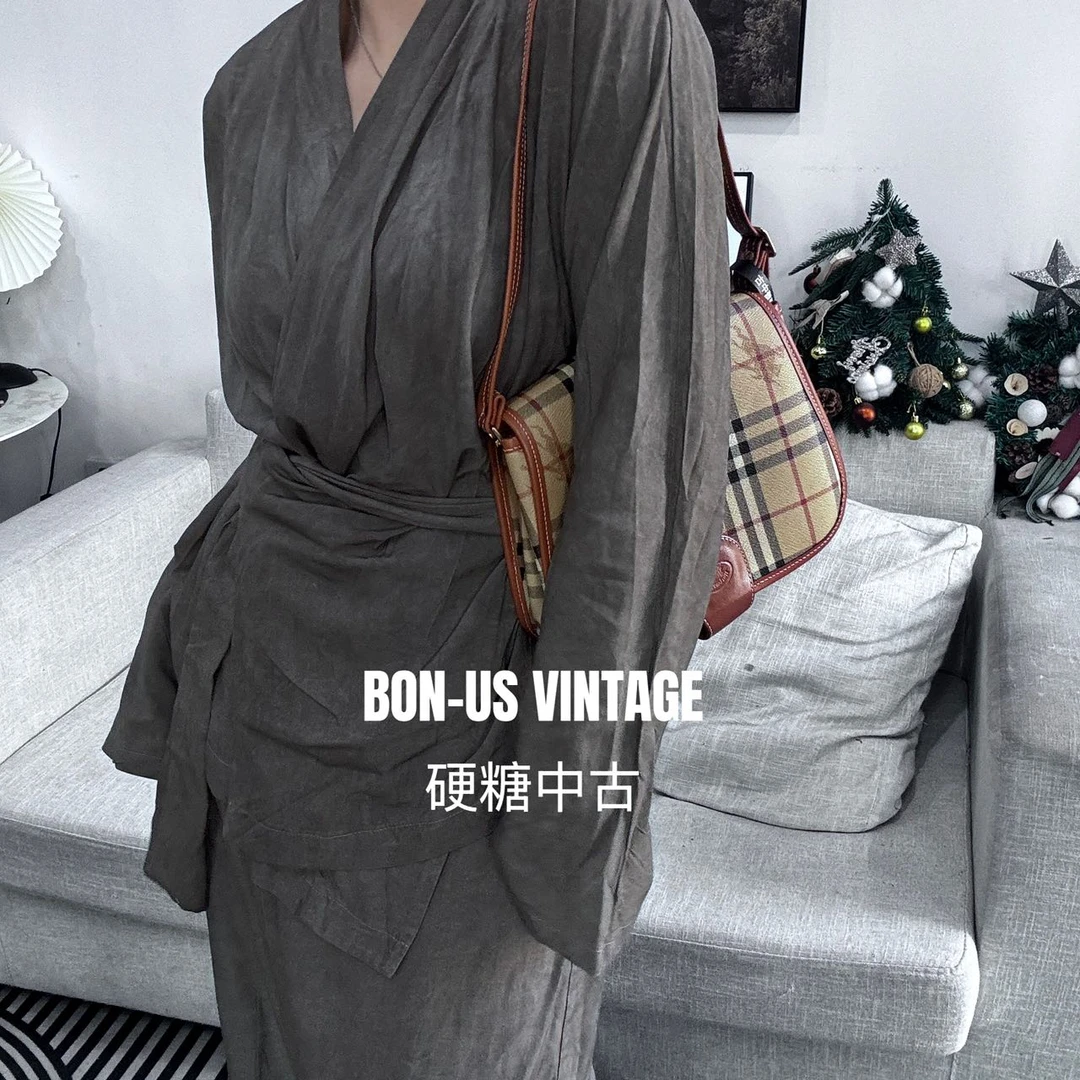 95新 BURBERRY/博柏利 617663/英伦格马鞍包配皮换新