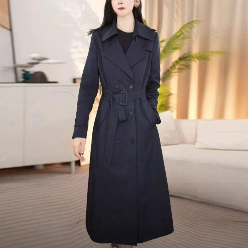 轻奢秋季高贵气质风衣外套女2025新款爆款时尚洋气百搭中长款上衣