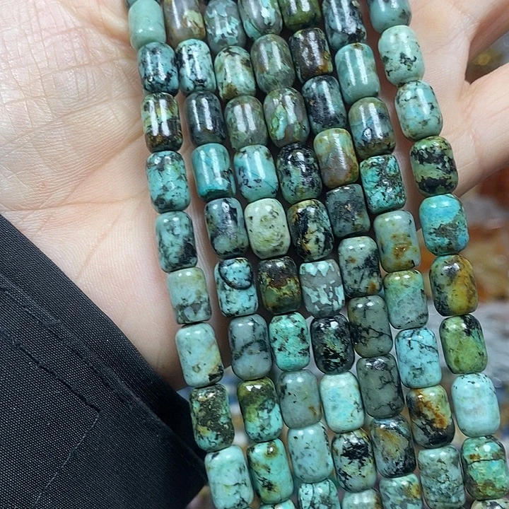 玛瑙/玉髓未镶嵌珠宝半成品天然非洲松卡6*9mm短条