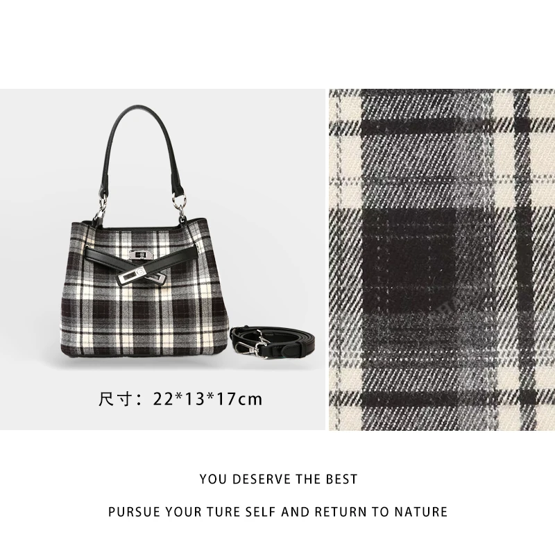 【尚恩CC】BF-66719-布格黑色-轻奢百搭手提腋下新款斜跨女包