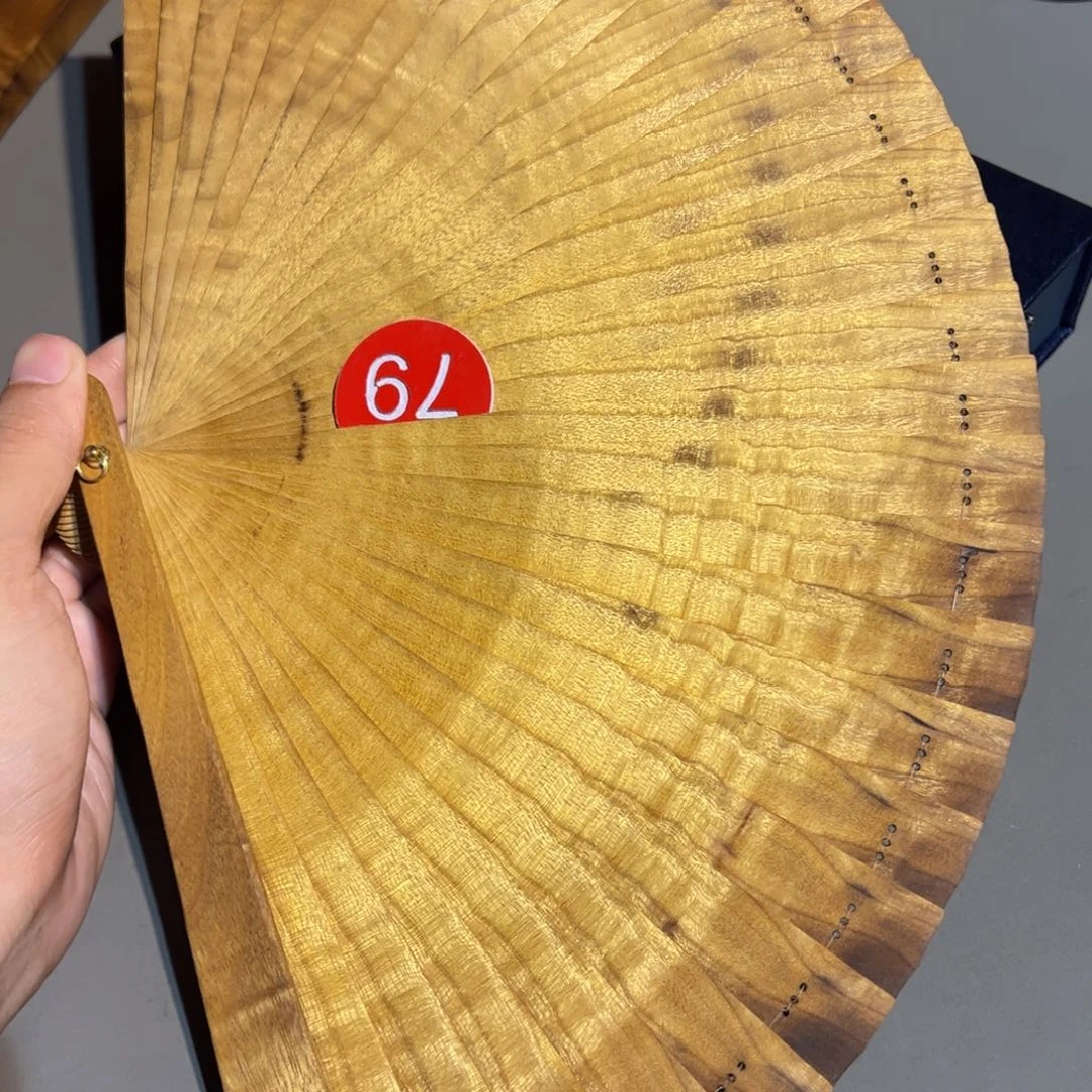 金丝楠小***士木小叶桢楠扇子