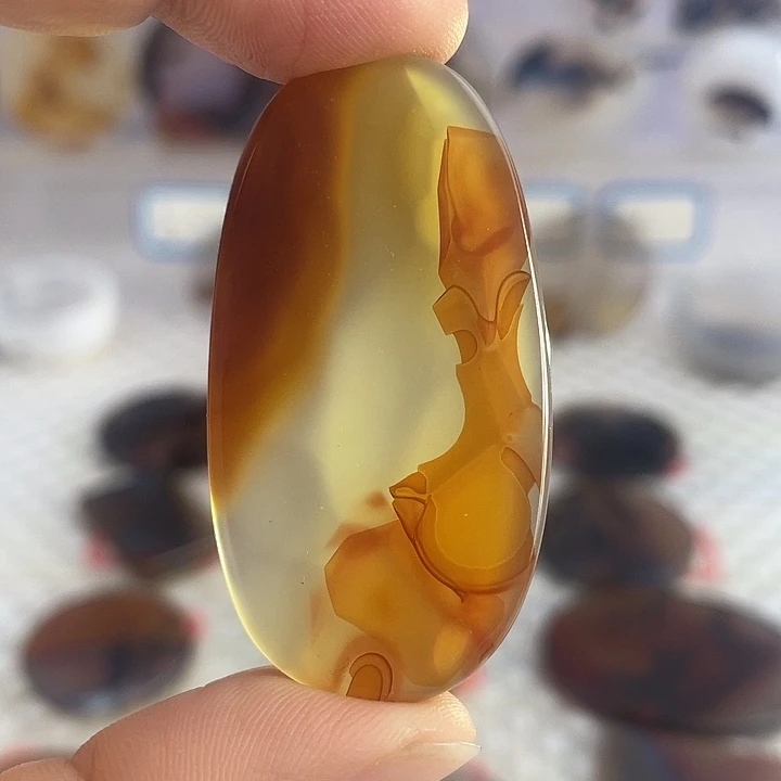 玛瑙/玉髓合金颈饰