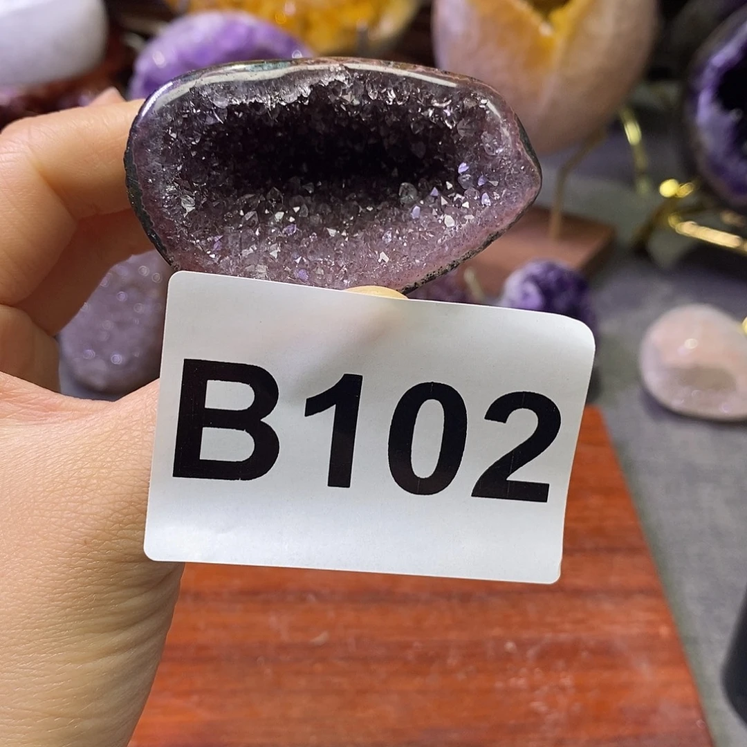 紫晶未镶嵌珠宝半成品