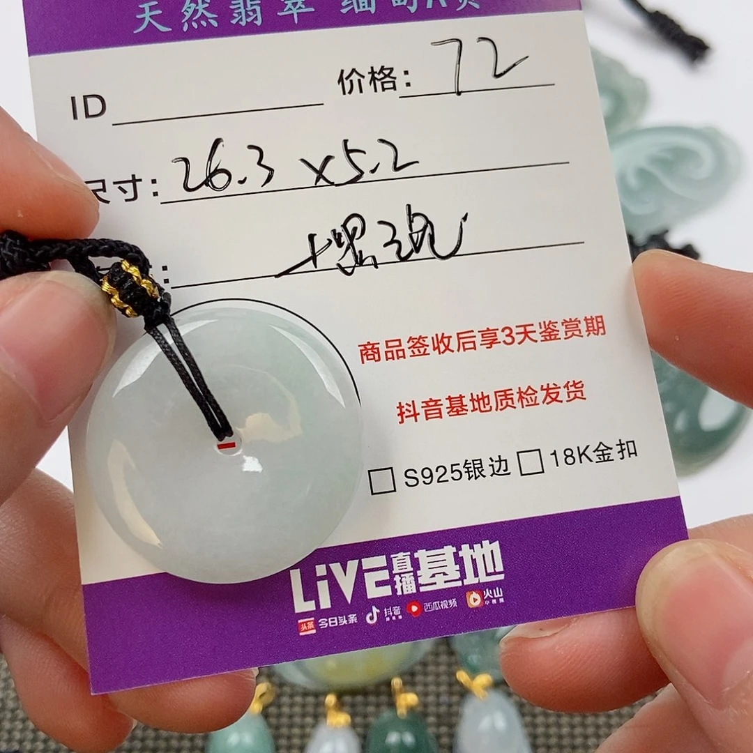 颈饰未镶嵌翡翠翡翠