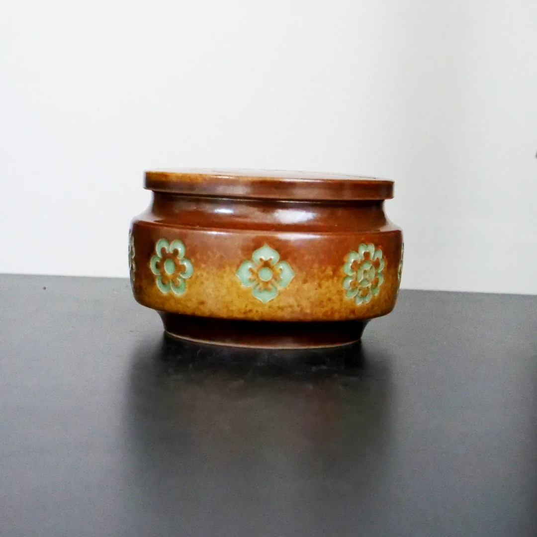 四海新品【龙泉青瓷小茶叶罐】柴烧陶瓷精美茶道器具茶叶罐