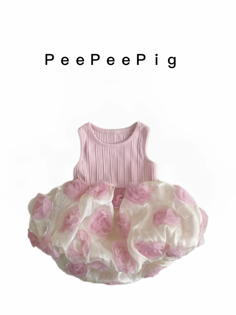 夏季女婴童婴儿女童幼儿A类三角爬套头爬服哈衣 - 12151#