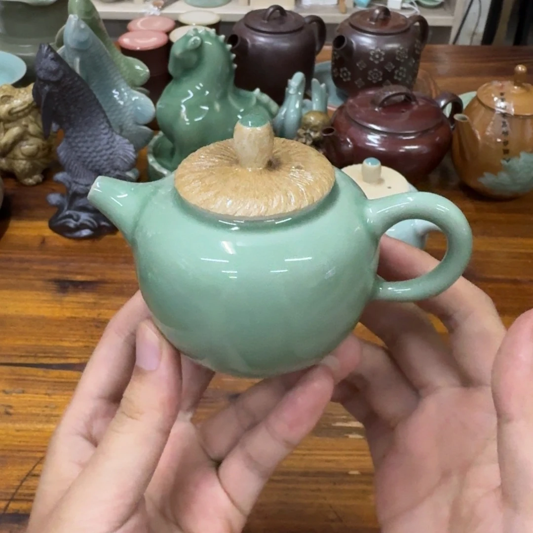 小仲青瓷茶具微瑕9629