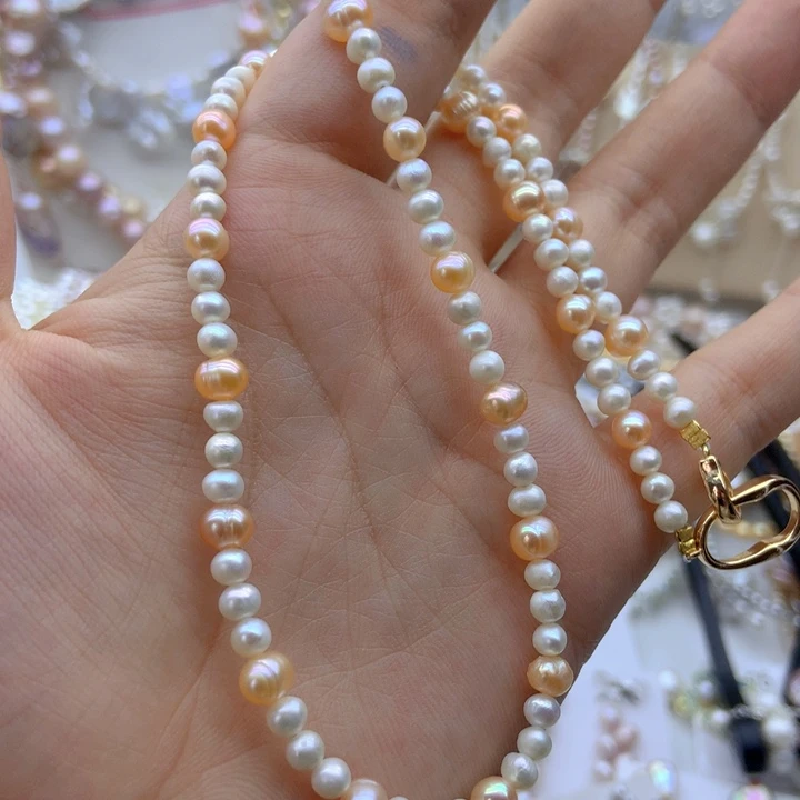 淡水珍珠未镶嵌颈饰