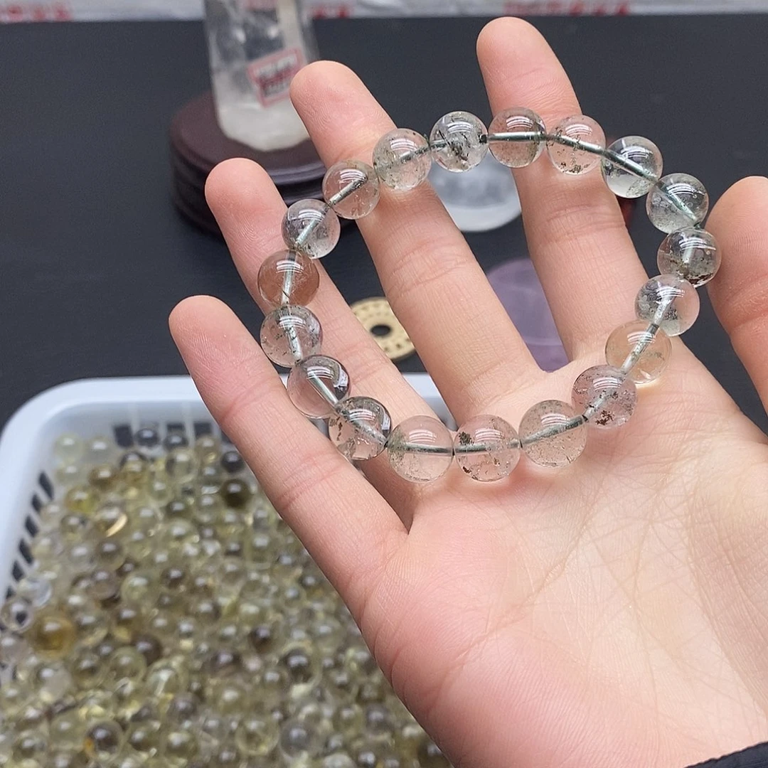 海***宝未镶嵌水晶珠宝半成品335水晶石