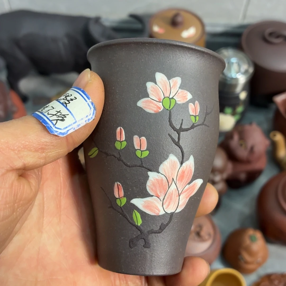 紫砂茶杯瑕疵不退不换介意勿拍