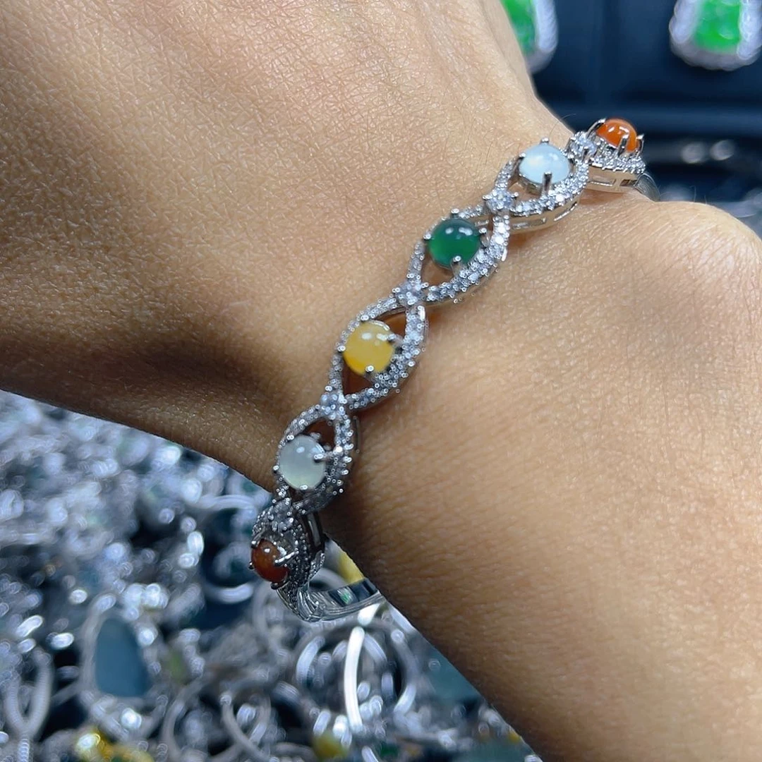 未镶嵌手链翡翠天然A货