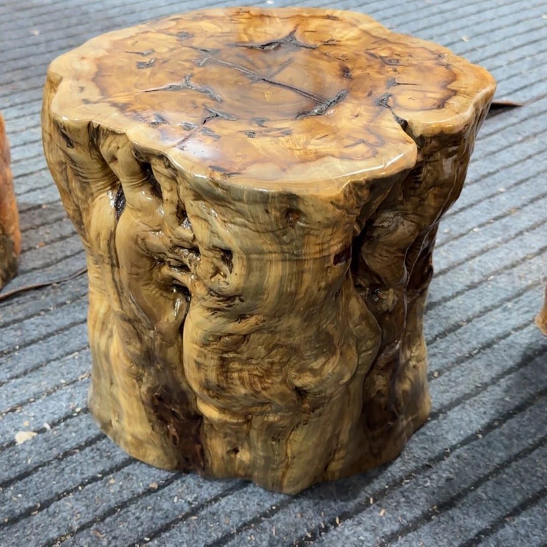 小***雨龙纹鸡心枣木手工艺品