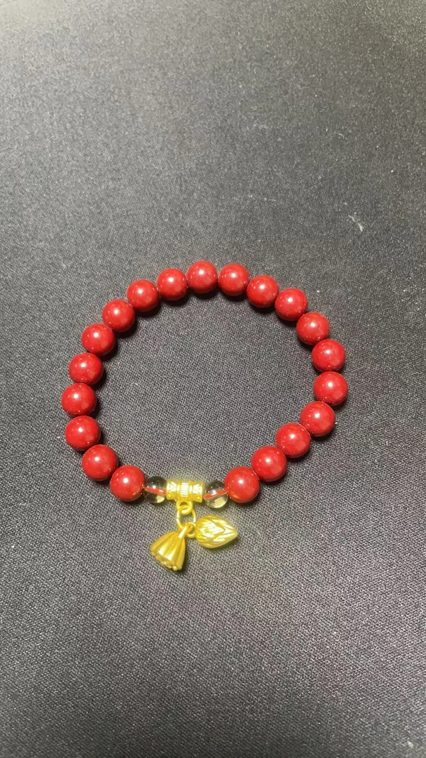 含辰砂工艺品YW128  精品 手串  (无礼盒）