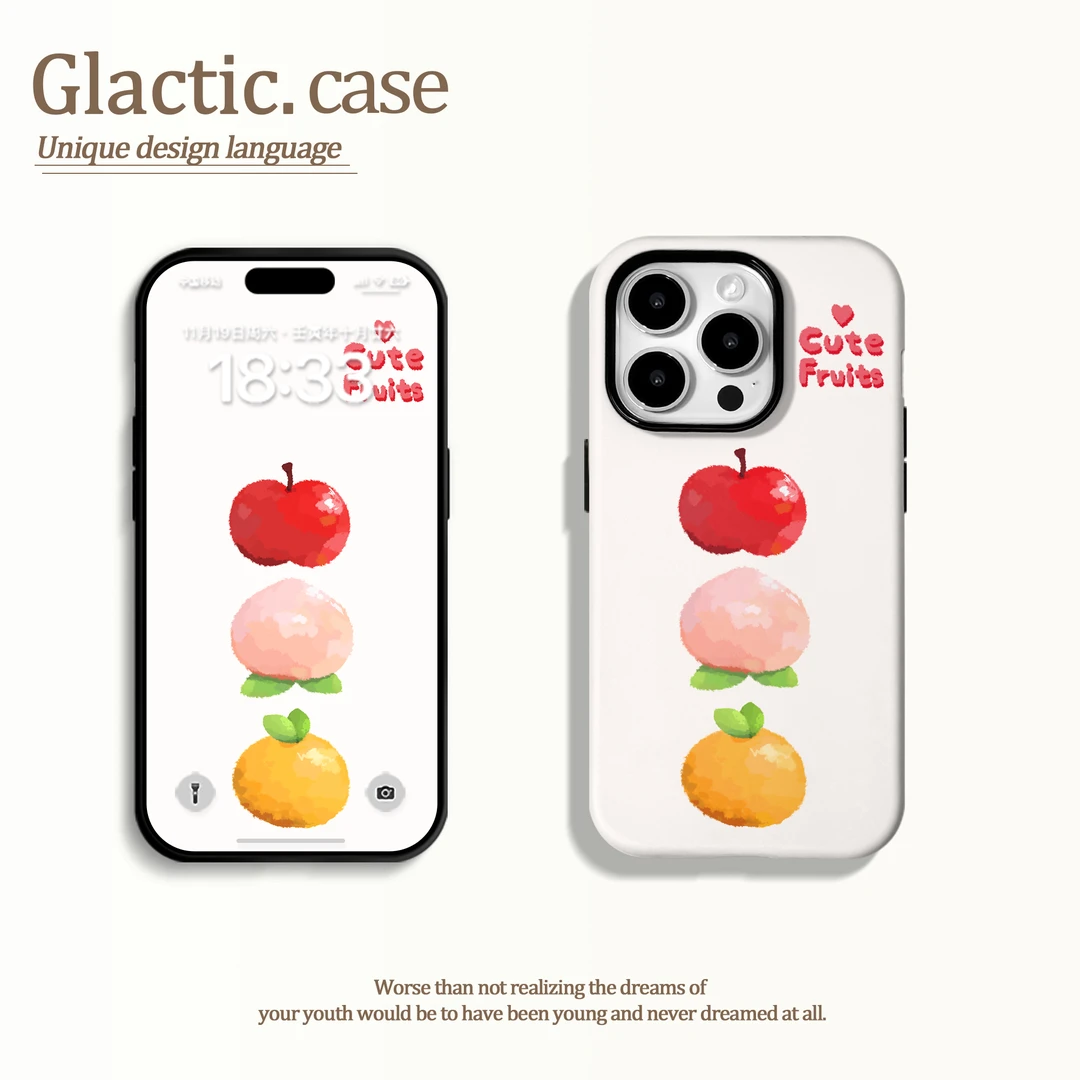 适用于苹果16华为OPPO小米VIVO高颜值潮流二合一菲林手机壳GA0735