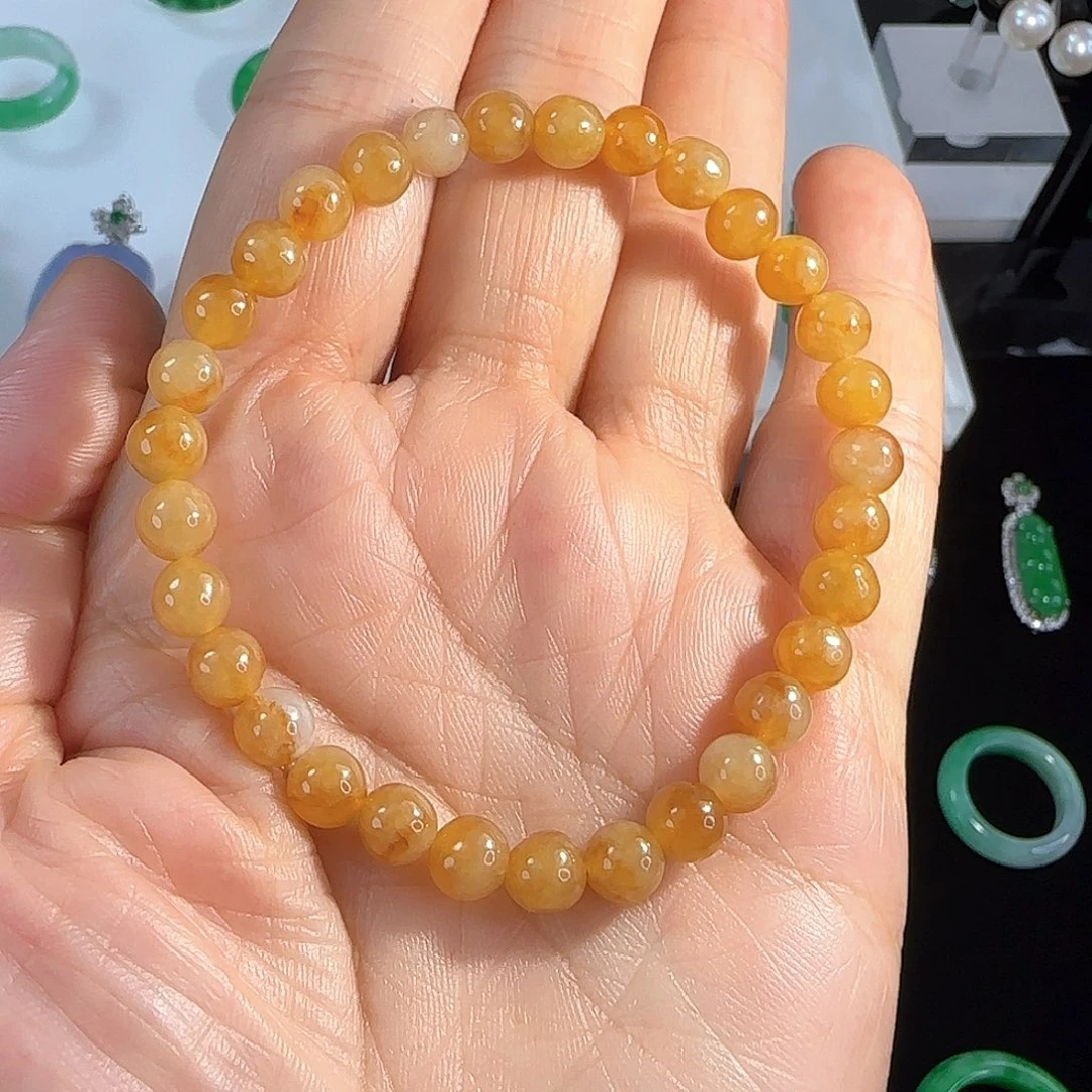 未镶嵌手链翡翠黄翡翡