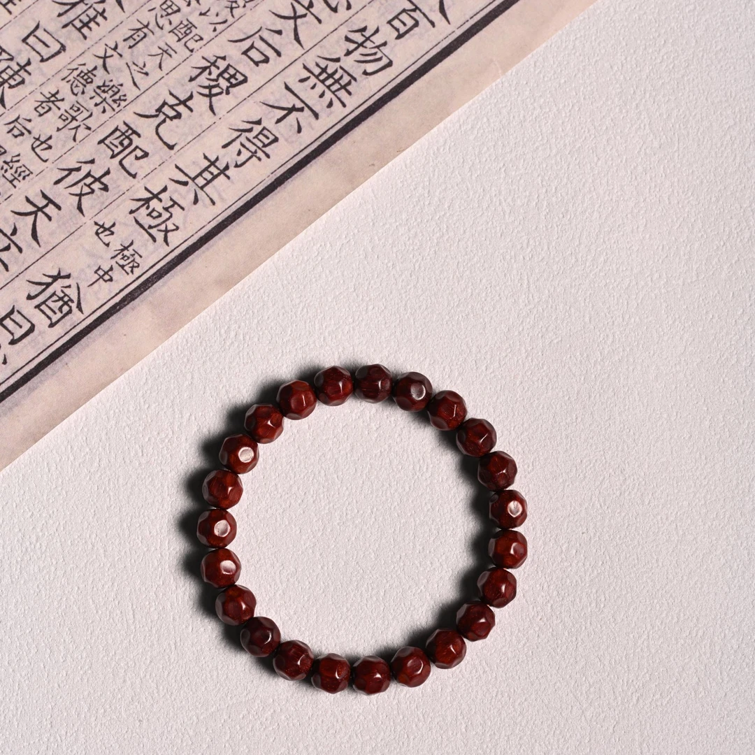 8+ 9+7.0版本无相 小叶紫檀手串 无胶膜油性100