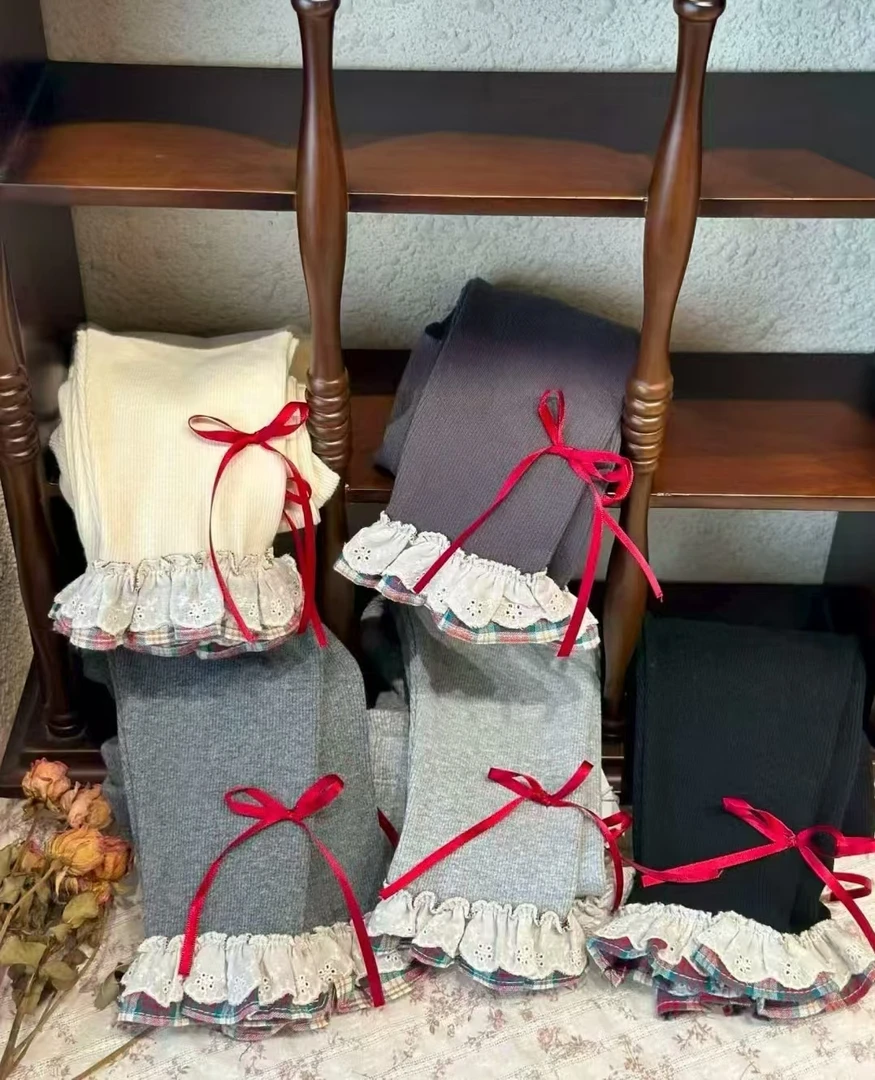 55008女童打底裤秋装新款儿童休闲长裤秋款外穿洋气宝宝裤子