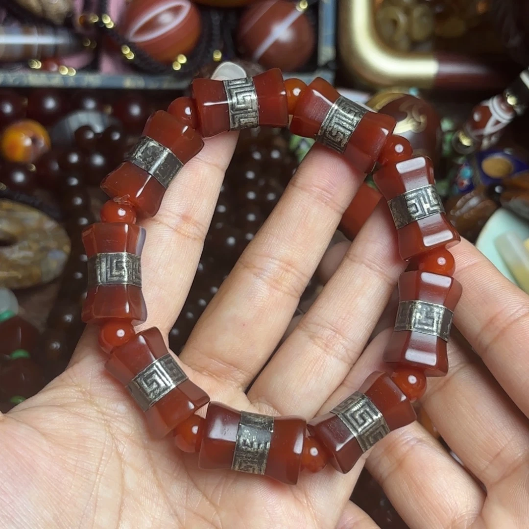 玛瑙/玉髓未镶嵌手链