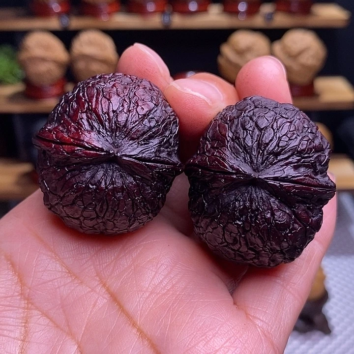 文玩核桃吊坠金丝绣球21