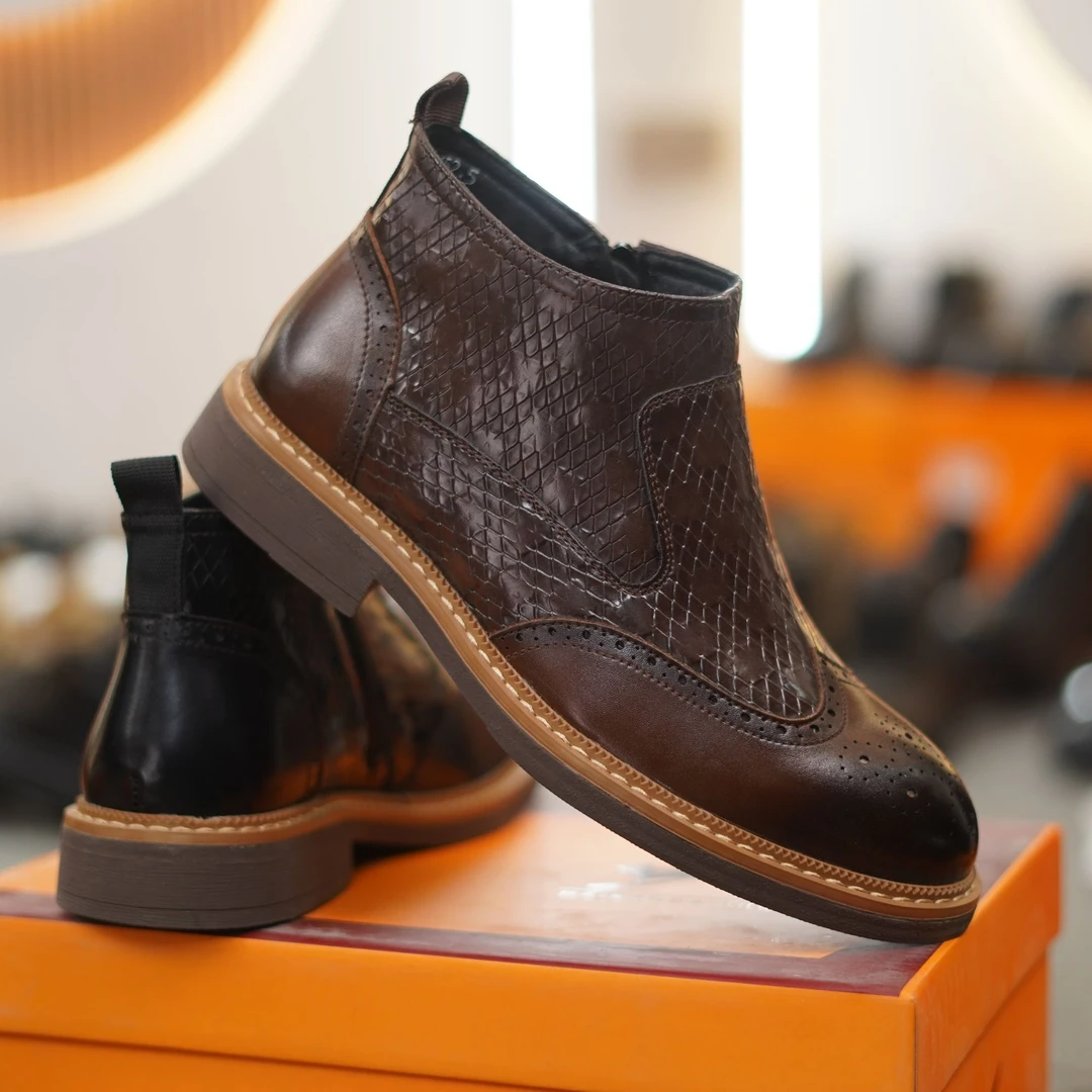 ADILJAN ABROY3012男士高帮皮鞋