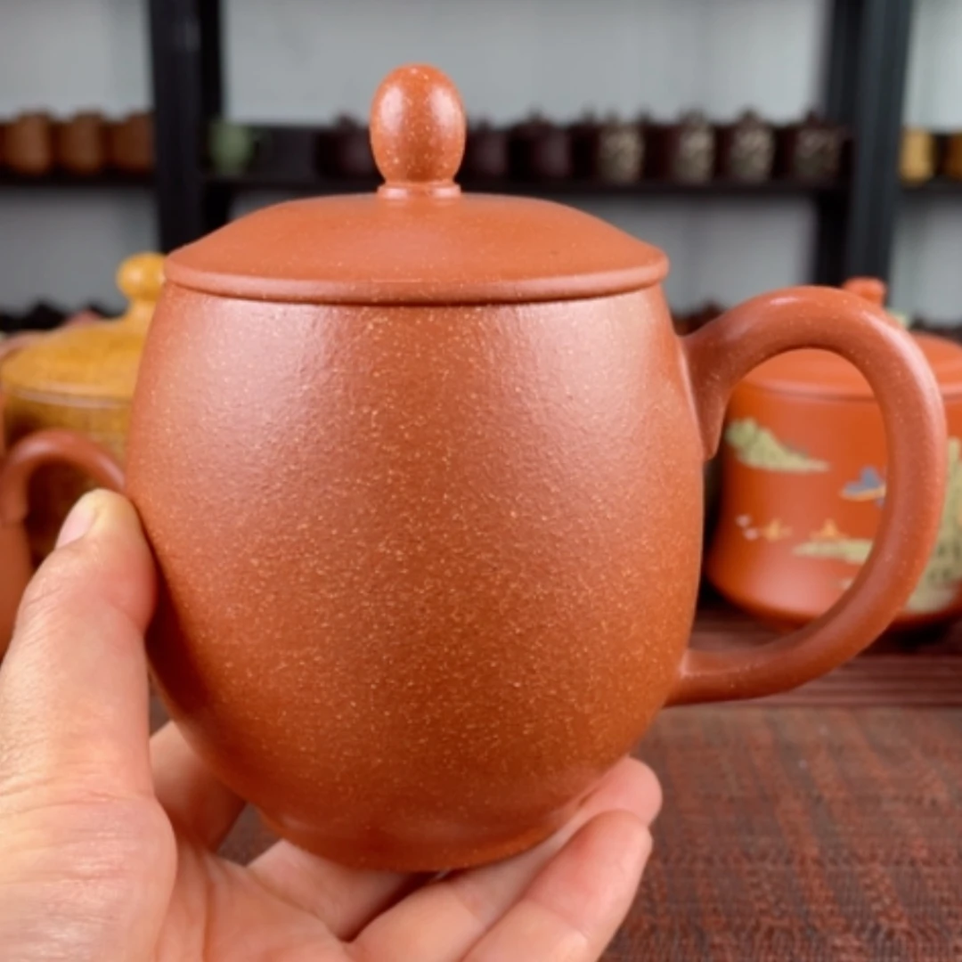 【闪购商品】茶杯紫砂宜兴原矿紫砂盖杯微瑕