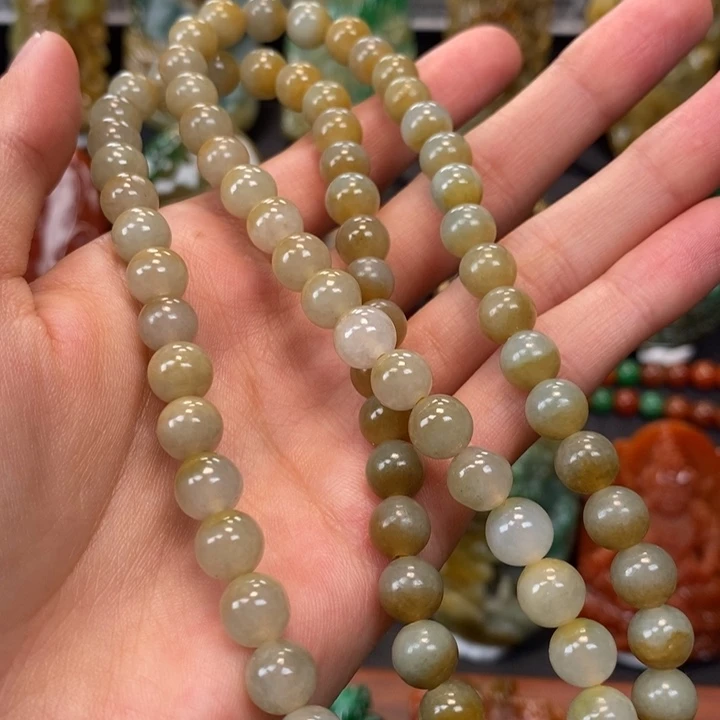 翡翠未镶嵌颈饰缅甸天然翡翠A货