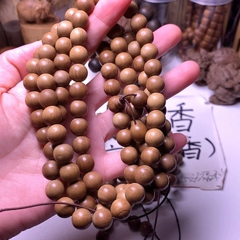 檀香木手串/手链檀香1.0/108多圈顺纹