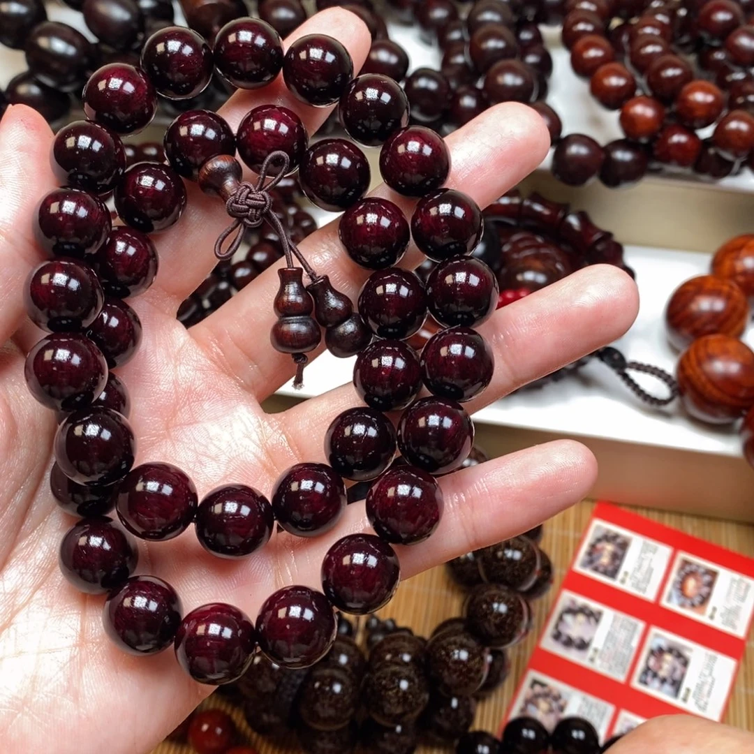 檀香紫檀（小叶紫檀）1.2玻璃底手持