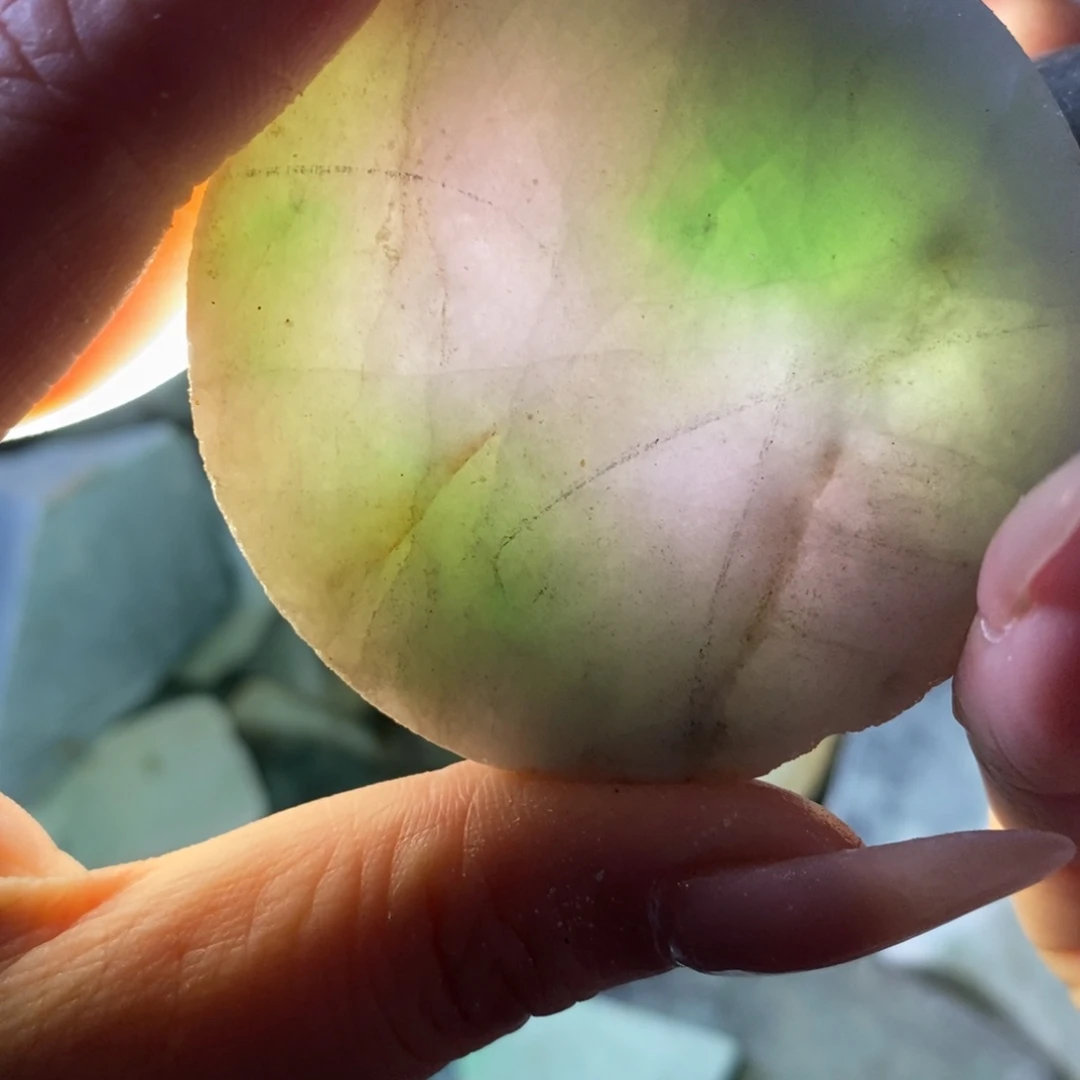 颈饰未镶嵌翡翠天然翡翠