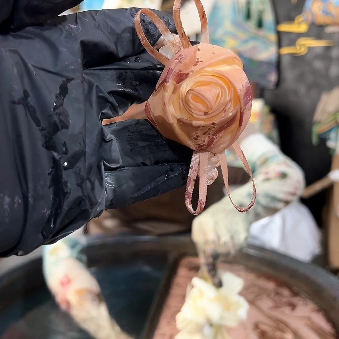 281玫瑰发圈干枯玫瑰