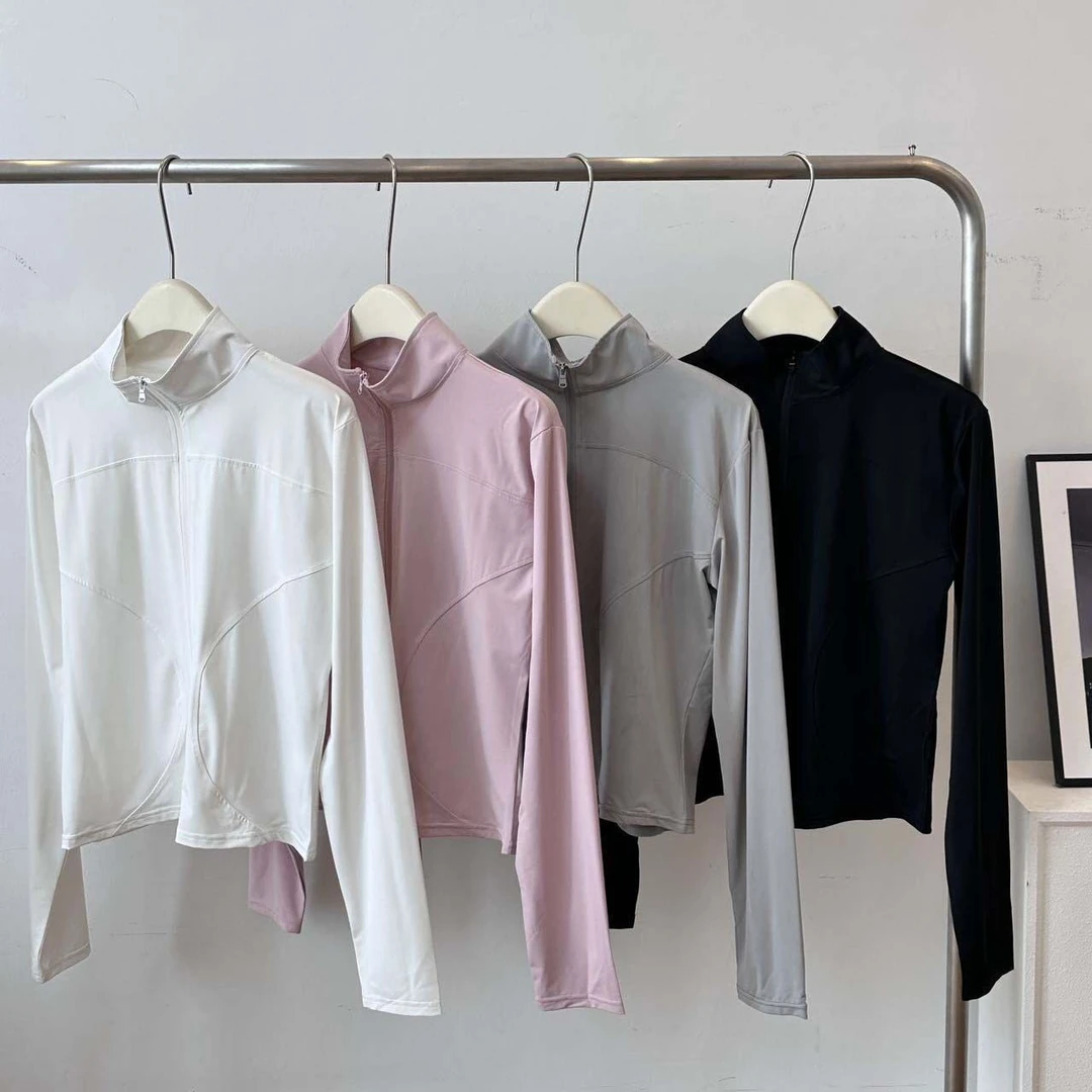 冰丝衣女夏季2025新款立领修身显瘦薄款透气防紫外线短款外套