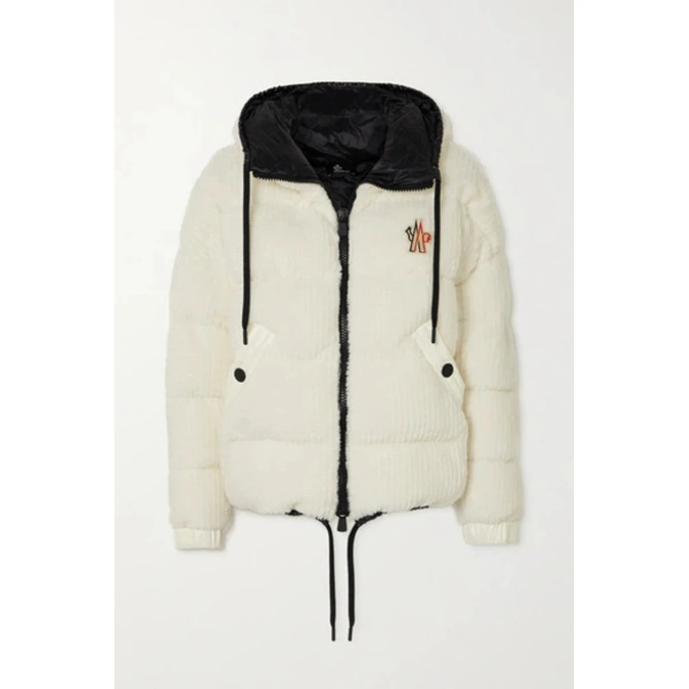 未使用 MONCLER 连帽长袖羽绒 白色/S