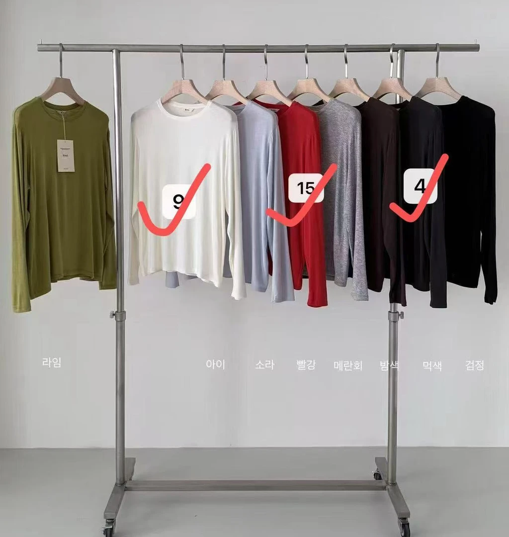 【慧姐韩国正品】25冬新款K圆领打底上衣17508113/N0退N0换