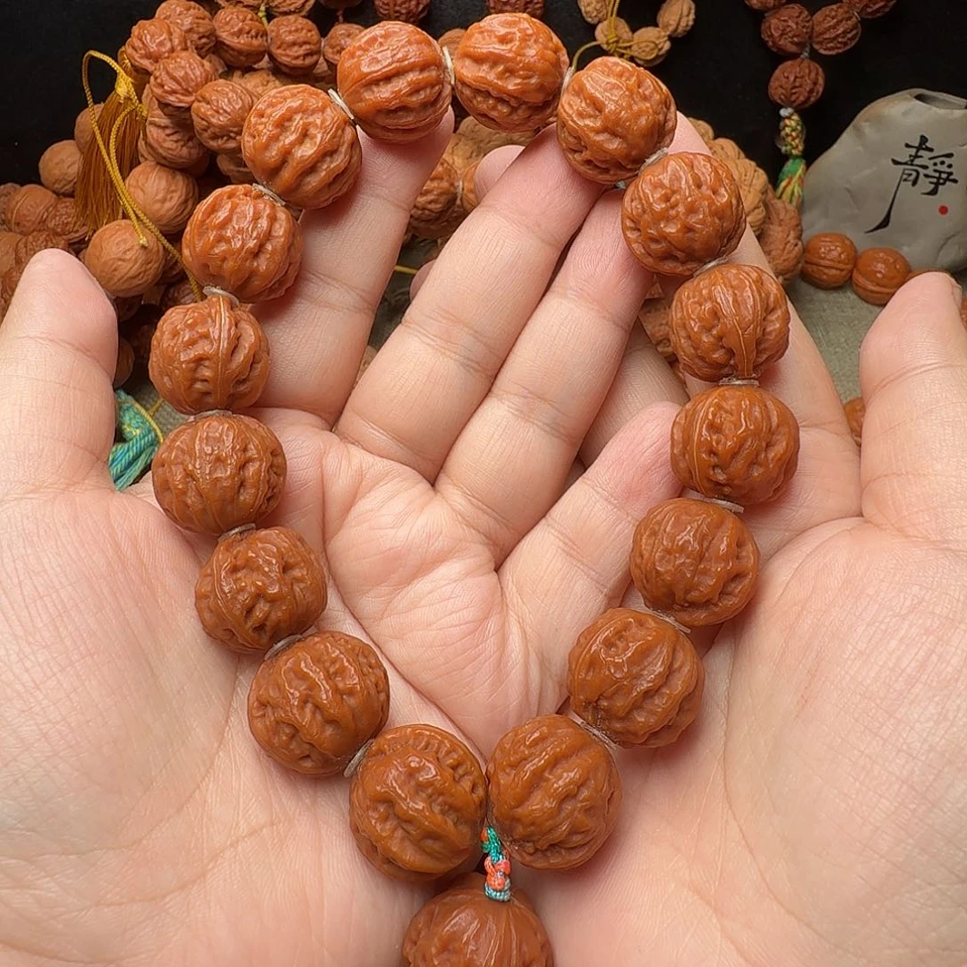 文玩核桃手串西瓜纹手持21