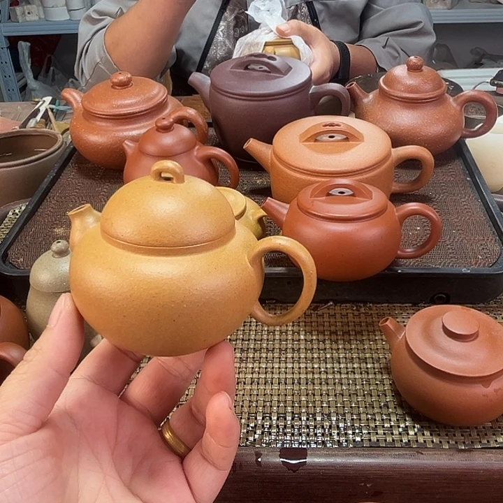 菜***眼紫砂茶壶下播浮力130