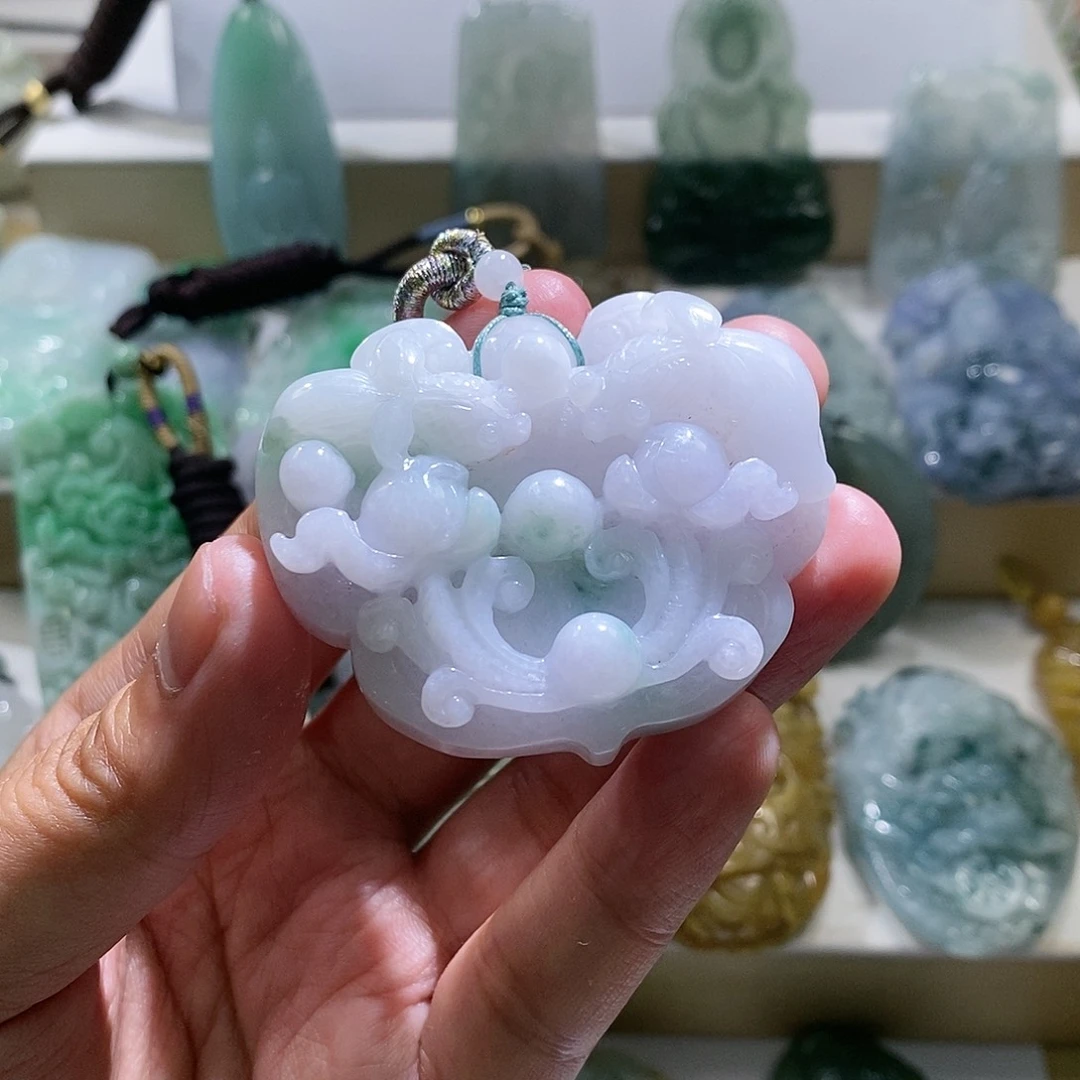 【闪购商品】翡翠颈饰未镶嵌锁