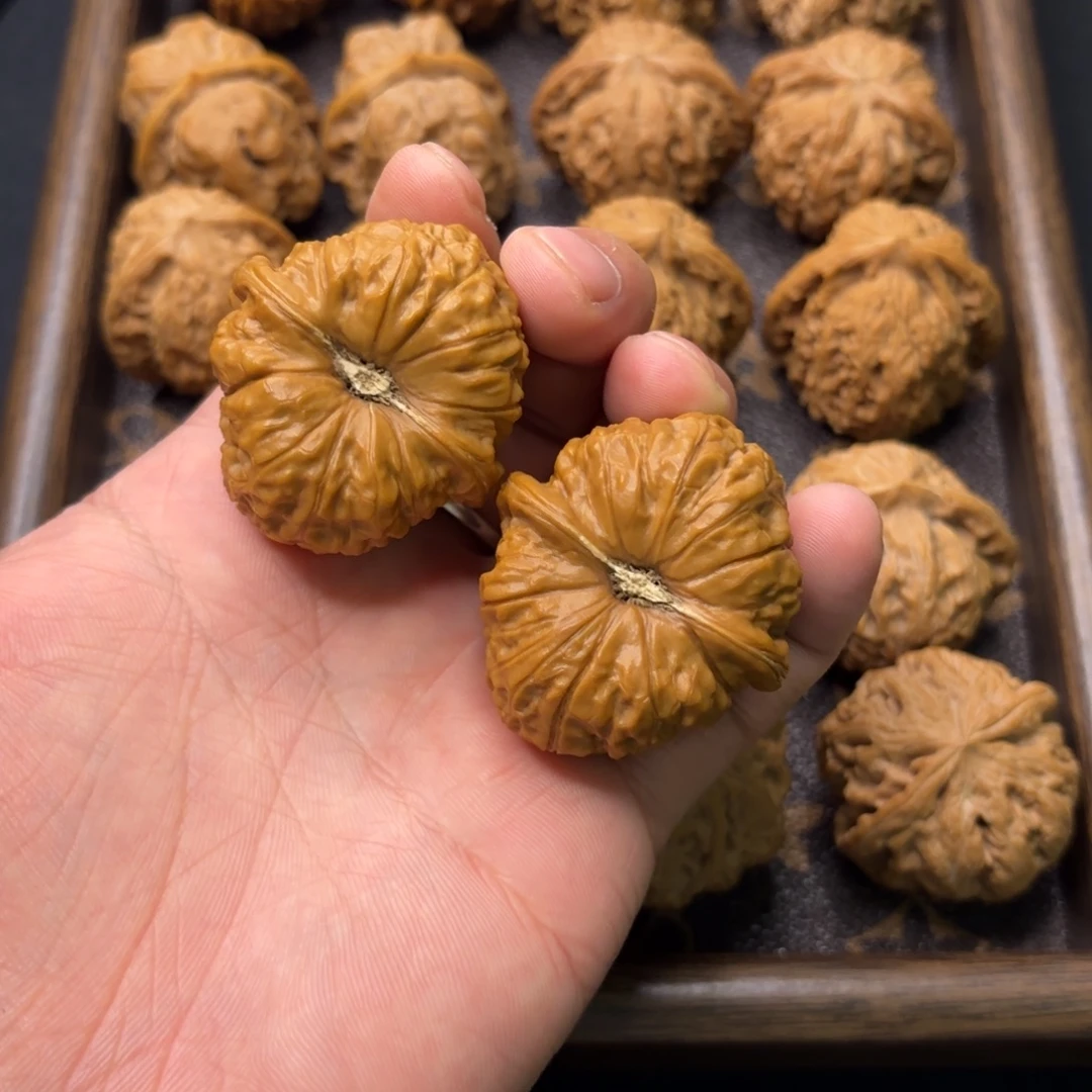 文玩核桃把件全品40南瓜墩
