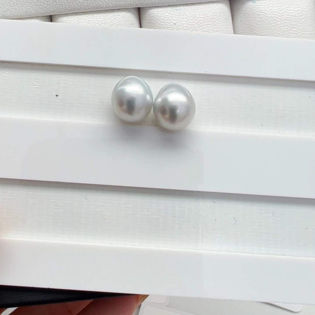 裸珠海水珍珠未镶嵌澳白裸珠9-10mm可定制爱